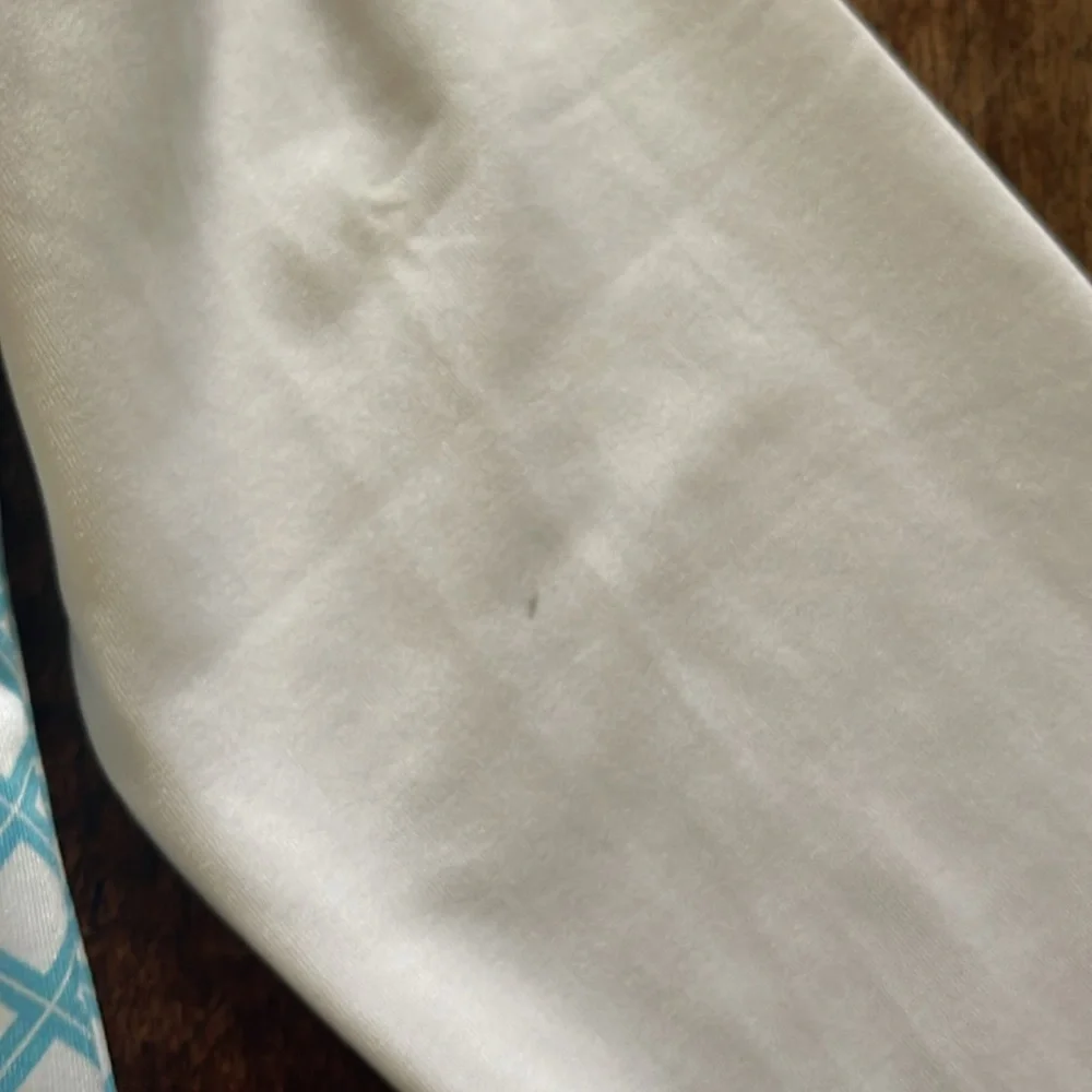 Little Miss Tennis Aqua and White Long Sleeve jacket size Large - Picture 5 of 6